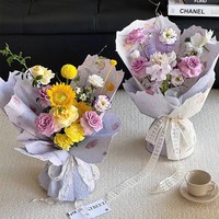 Bahan Floral Artistik Retro, Bahan Seni Floral Toko Bunga Tahan Air, Kemasan Bunga Segar