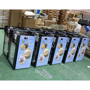 Refrigerador de mostrador con puerta de vidrio de 50L -25°C ℃   Refrigerador para <span class=keywords><strong>Durian</strong></span> - Product Image 6