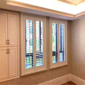 Nhà Máy Trực Tiếp Tùy Chỉnh Hiện Đại Pháp Thiết Kế Bằng Gỗ Trồng Cửa Chớp Basswood Vật Liệu Nhựa Cho Khách Sạn Nội Thất Ngang - Product Image 3