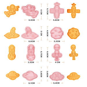 8-mảnh nghệ Tây Phi Hành Gia <span class=keywords><strong>Cookie</strong></span> <span class=keywords><strong>cutter</strong></span> Set nhựa <span class=keywords><strong>Cookie</strong></span> khuôn bao gồm tàu vũ trụ và người ngoài hành tinh cho sáng tạo <span class=keywords><strong>Cookie</strong></span> thiết kế - Product Image 2