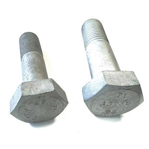 OEM изготовленный на заказ углеродистая сталь Черный высокопрочный оцинкованный ASM A325 Шестигранная головка структурный шестигранный болт - Product Image 3