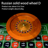 Roulette russe en bois massif de haute qualité de la marque JIAYI, roue en bois de qualité casino, grande taille, roulette européenne à un seul 0
