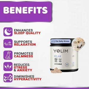 Poudre anti-<span class=keywords><strong>anxiété</strong></span> pour chiens, service tout-en-un, réduit l'<span class=keywords><strong>anxiété</strong></span> <span class=keywords><strong>de</strong></span> <span class=keywords><strong>séparation</strong></span> avec <span class=keywords><strong>de</strong></span> la vitamine B6, 40 doseurs, échantillon gratuit - Product Image 2