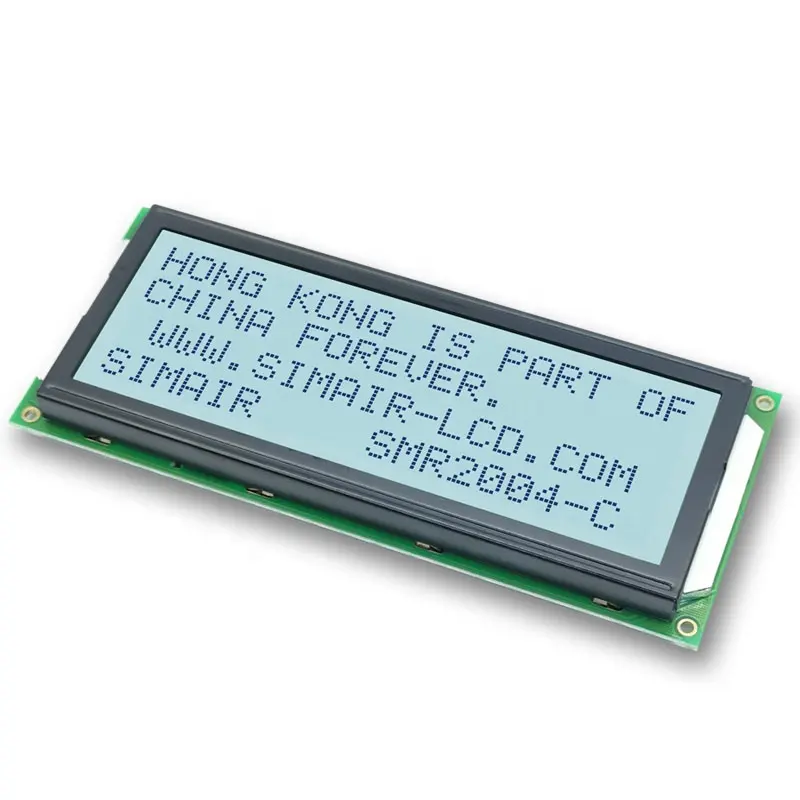 2021 new 16 pin 2004 Gray lcd screen 5V 3.3V large character module display lcd 20x4 with LED Backlight