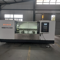 Máquina CNC de Eje Plano Rígido XY1515 para Procesamiento de Ejes - Máquina Combinada para Fresado de Extremos y Perforación de Orificios Centrales