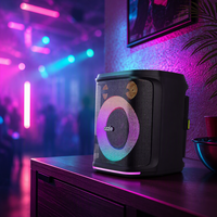 Gadgets 2026 Enceinte de fête 100W RMS Électronique grand public Subwoofer Basses puissantes 	 Système audio professionnel pour l'extérieur