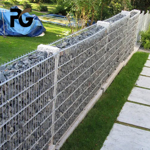 Boîte de gabions ornée de pierres soudées, transparente, pour la décoration de jardin - Product Image 2