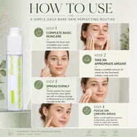 Crème Correctrice Unifiante HALORINNA 50ml – Estompe Doucement les Imperfections Visibles, Maintient l'Équilibre, Fini Lisse et Souple, Soin Quotidien