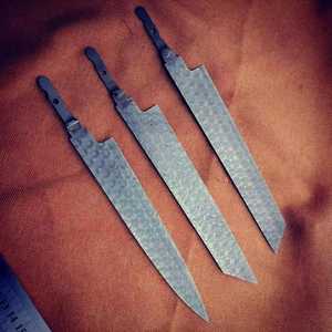 LHYDM3 Custom Kengata coltello a lama bianca fai da te Sakimaru Blank cucina lame giapponesi Fugubiki damasco acciaio - Product Image 4