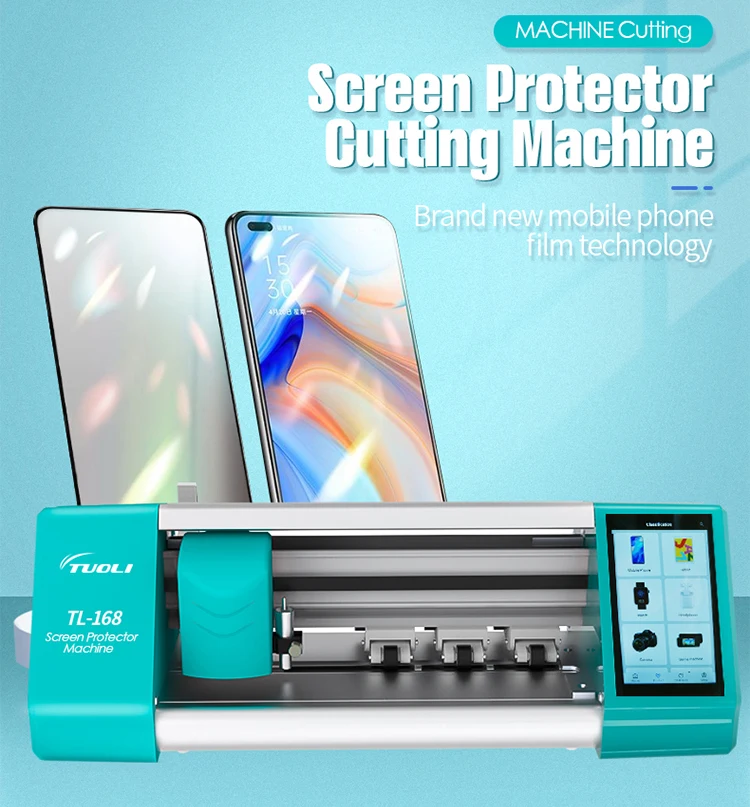 TUOLI screen guard cutting machine for mobile phone front and back film Machine Hydrogel