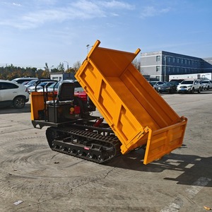 Venta al por mayor de mini camión volquete para zona de montaña oferta de fábrica Mini Crawler Transporter hidráulico todo terreno sobre orugas portador volquete - Product Image 4