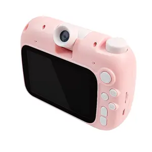 bambini fotocamera polaroid Suppliers-2022 giocattoli digitali intelligenti per uomo e donna regali videocamera per bambini rosa HD fotografia video stampa termica Polaroid
