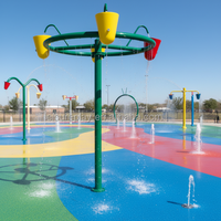 Promotion : Équipement commercial de vidange d'eau à triple tombant pour piscines et parcs aquatiques