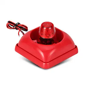 LED Light Fire Strobe Sirens Fire Alarm Flash Sounder Siren Speaker Fire Alarm System Accessories With Factory Price