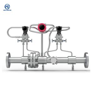 Multi-fase digitale flowmeter met lange nek Venturi, tweefasige gas/vloeistof flowmeter, halvemaanvormige openingplaat, roestvrij staal, OEM - Product Image 6