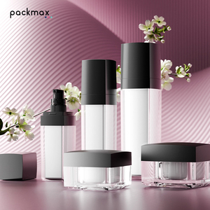 Pots carrés en acrylique 30g/50g – Contenants vides rechargeables pour crème et sérum pour le visage - Product Image 4