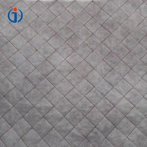 Лидер продаж, тканые 100% Полиэстеровые коричневые атласные мягкие небольшие квадратные стеганые ткани для подкладки пальто - Product Image 4