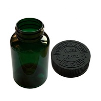 Leere 120cc 250cc PET Amber Green Schwarz Vitamin Ergänzung Medizin flaschen 4 Unzen Plastik medizin Flasche mit Gold Silber Kappen