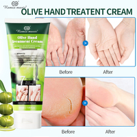 Crème de soin pour les pieds et les mains avec beurre de cacao et glycérine pour tous types de peaux, flacons pour femmes adultes