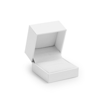 Lufumi — boîte à bijoux personnalisée en papier blanc, nouvelle collection, coffret d'emballage de bagues, collier, pendentif, vente en gros