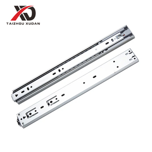 Guida scorrevole per cassetti a blocco esteso in acciaio inossidabile a tre binari per uso industriale, per tastiere e <span class=keywords><strong>tavoli</strong></span> da pranzo, con cuscinetti, per impieghi gravosi 51 - Product Image 1