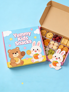 Boîte à collation en carton ondulé personnalisée avec <span class=keywords><strong>logo</strong></span> pour enfants - Product Image 2
