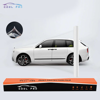 Film de protection de peinture automobile noir brillant en TPU, prix de gros PPF, film anti-rayures pour voiture