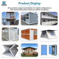 Maison conteneur pliable de type Z pour camp minier moderne, dortoir préfabriqué en acier durable pour sites isolés et hébergement des travailleurs