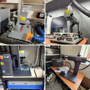 Grabador Láser de Fibra Mopa 2.5D de 100W con Enfoque Automático y Columna de Elevación Eléctrica, Control EZ <span class=keywords><strong>CAD3</strong></span>, Marcado Profundo de Moldes - Product Image 5