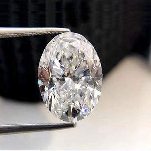 Diamant de laboratoire <span class=keywords><strong>Huacan</strong></span>, taille brillant ovale, 3mm, 3.5mm, 4mm, 5mm, HPHT, couleur D, clarté VS2/VVS1 - Product Image 2