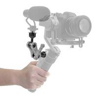 Kepala Bola Tripod Aluminium Alloy 1 Inci dengan Adaptor Sekrup 1/4, Dudukan Penyangga Putar 360 Derajat untuk Kamera GoPro Hero 13 12 11, Lampu, dan Monitor