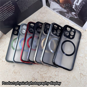 <span class=keywords><strong>360</strong></span> Đầy Đủ Bìa Hai Mặt Rõ Ràng Glass Trường Hợp Đối Với iPhone 16 Pro Max Armor Kính Từ Trường Hợp PC Trở Lại Tấm Máy Ảnh Ống Kính Bảo Vệ - Product Image 6
