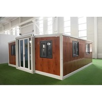 Australie Maison préfabriquée en conteneur extensible moderne de 40 pieds 2 3 5 chambres à coucher 20 pieds maison préfabriquée pliable avec salle de bain et cuisine