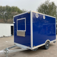 Camp de bonne qualité, remorque de nourriture mobile pratique, chariot de nourriture de rue, friteuse, remorque de camion de nourriture, cuisine entièrement équipée