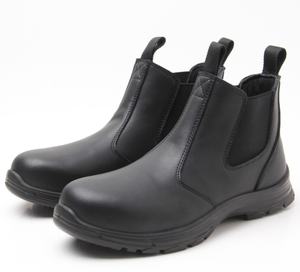 Chaussures de Sécurité en Cuir <span class=keywords><strong>SAIAN</strong></span> pour Hommes et Femmes, avec Embout en Acier, Anti-Statiques et Anti-Perforation, Bottes de Travail avec Semelle Intérieure en PU pour la Construction - Product Image 2