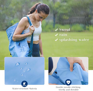 Free Sample Fashion Women Polyester Tote <b>Bag</b> with Zipper Waterproof Compartments for <b>Work</b> <b>Nurse</b> Dance Yoga Gym Sport & Travel - Product Image 6