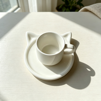 Sous-verre en céramique personnalisé vierge pour sublimation, isolant thermique, pour décoration de table à la maison