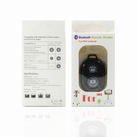 Botón disparador para selfie accesorio adaptador de controlador de cámara control de foto botón remoto Bluetooth para selfie