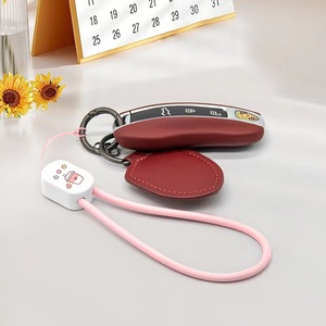 Cable de datos con llavero y cordón 2 en 1, carga rápida para teléfono móvil, banco de energía, tipo C a tipo C, rosa, blanco, negro, verde, morado - Product Image 4