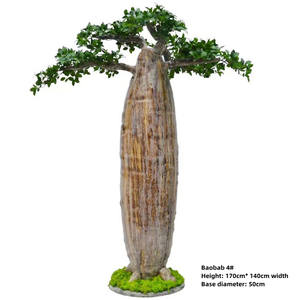 Simulación de Árbol Baobab Africano, Planta Verde Artificial para Jardín Exterior, Paisajismo - Product Image 6