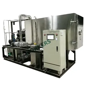 Fornecedor de ouro médio da China, máquina industrial de liofilização de cogumelos, secador industrial de 50kg, para secar carne fatiada