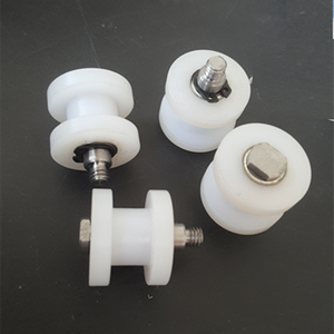 Nylon Sheaves <strong>Wheels</strong> Plastic Slient Pulley with Bearing Wire Rope Pulley Plastic H-shaped Bearing Roller ID17/20/25/30MM - Product Image 5