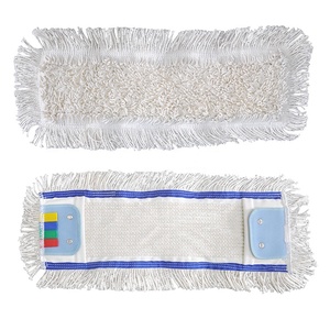 Fregona de fabricación de limpieza del hogar comercial industrial para el hogar, cabezal de extremo de fregona con mechones de microfibra Euro Clean - Product Image 1