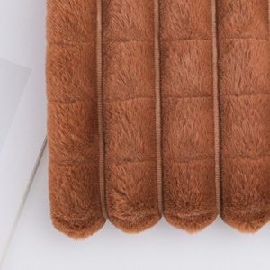 RTS 100% poliestere pesante 3.5cm Ribstop pelliccia <span class=keywords><strong>di</strong></span> <span class=keywords><strong>coniglio</strong></span> tessuto <span class=keywords><strong>di</strong></span> <span class=keywords><strong>velluto</strong></span> per coperta - Product Image 4