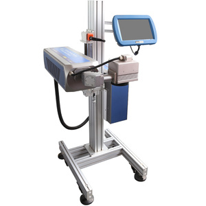High Productivity CO2 <strong>Laser</strong> Coding Machine Printer <strong>for</strong> Marking Date on Plastic Water <strong>Bottle</strong> Package Wood - Product Image 2