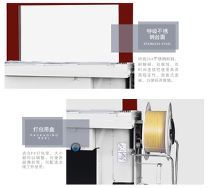 WG-22XN Double Two Motors Automatic Carton Width 9/12mm Plastic PP Belt Strapping Machine - Product Image 4