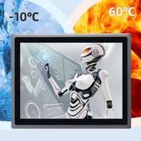 MeetNeng Panel PC Industrial de 17 Pulgadas de Alta Calidad IP65, Sistema Integrado Todo en Uno con Pantalla Táctil Capacitiva y CPU Intel