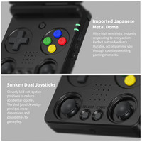 Máquina de juegos plegable ANBERNIC RG34XXSP FLIP, consola de juegos portátil Retro, pantalla de transmisión IPS de 3,4 pulgadas para PS1