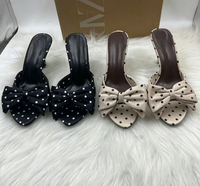 Nouvelles Escarpins de Soirée pour Femme, de Créateur, à Talon Aiguille, en Cuir et Laine, à Bout Fermé, avec Bride Arrière, Sexy, Tendance et Élégantes