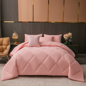<span class=keywords><strong>Ensemble</strong></span> de literie avec couette en stock local aux États-Unis, garnissage en polyester et tissu en microfibre, doux et durable, avec taies d'oreiller - Product Image 1